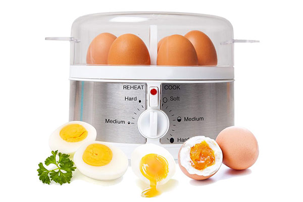 می توانید میزان پخت تخم‌مرغ را برحسب ذائقه‌تان مشخص کنید.